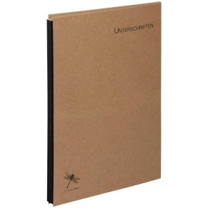 Pagna Unterschriftenmappe A4 Pur 10 Fächer, Braun