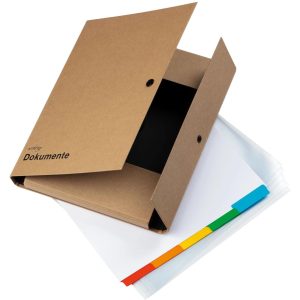 Pagna Dokumentenmappe A4 5-teilig, Braun