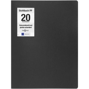 Pagna Sichtbuch Office A4 Schwarz