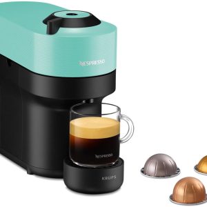 Krups Kaffeemaschine Nespresso Vertuo Pop XN9204 Aqua Mint
