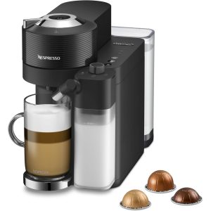 De’Longhi Kaffeemaschine Nespresso Vertuo Lattissima ENV300.B Schwarz