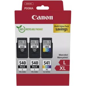 Canon 2xPG-540L/1xCL-541XL 3er Pack Magenta/Yellow/Black/Cyan