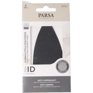 Parsa Beauty Hornhautfeile Ersatzfeilflächen Pedi ID Duo