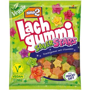 Storck Nimm2 Lachgummi Sauer Stars 250 g