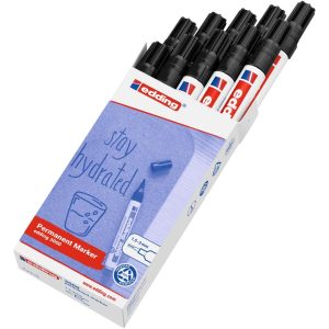 edding Permanent-Marker 3000 Schwarz, 10 Stück