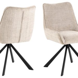 AC Design Stuhl Eddie 2 Stück, Beige