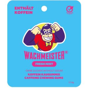Wachmeister Kaugummi Koffein Minze 17.6 g