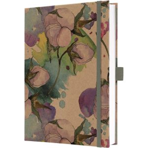 Jolie Notizbuch Pure Cottonflower, A5, Liniert