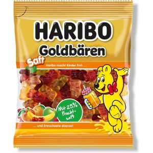 Haribo Gummibären Saft Goldbären Beutel 160 g