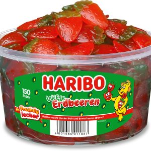 Haribo Gummibonbons Wilde Erdbeeren Dose 1200 g