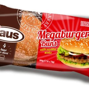 jaus Megaburger Buns 4 Stück 300 g