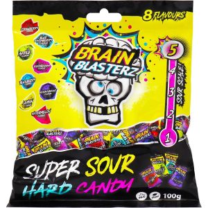 Brain Blasterz Super Sour Hard Candy 100 g
