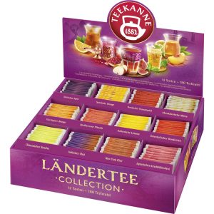 Teekanne Teebeutel Ländertee Collection Box 180 Stück