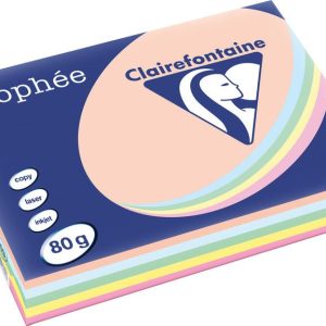 Clairefontaine Druckerpapier Trophée A4, Pastell, 80 g/m²,500 Blatt
