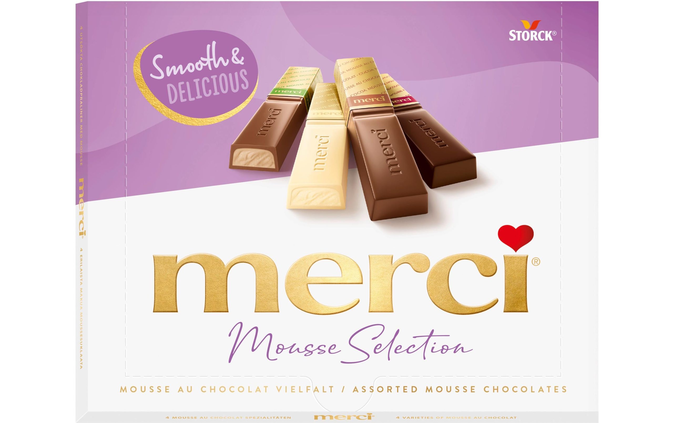 Storck Merci Finest Selection Mousse au Chocolat Vielfalt 210 g