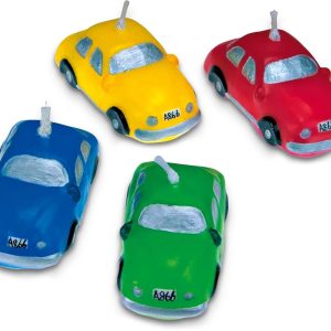 Städter Kerze Auto 4 Stück, 5 cm