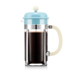 Bodum Kaffeebereiter Caffettiera 8 Tassen, 1 l, Ice Blue