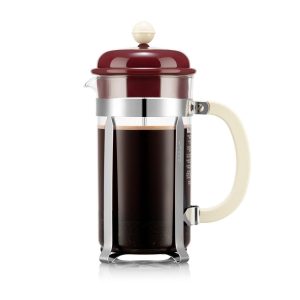 Bodum Kaffeebereiter Caffettiera 8 Tassen, 1 l, Cranberry
