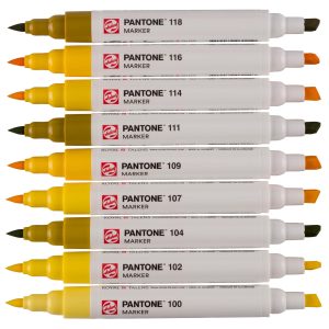 Talens Pantone Marker Set 9x Gelb