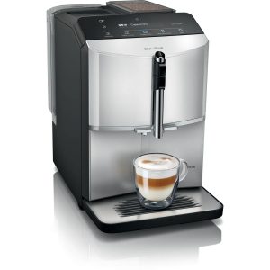 Siemens Kaffeevollautomat EQ 300 TF303E01 Schwarz, Silber