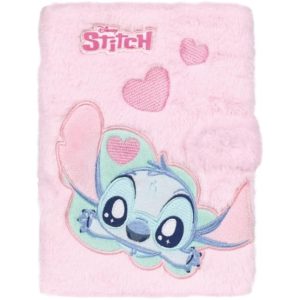 Dreams and Fantasy Notizbuch Stitch fluffy A5, Pink