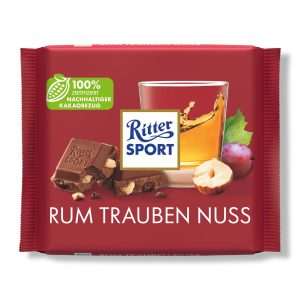 Ritter Sport Rum Trauben Nuss 100 g