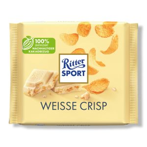 Ritter Sport Schokolade Weiss und Crisp 100 g