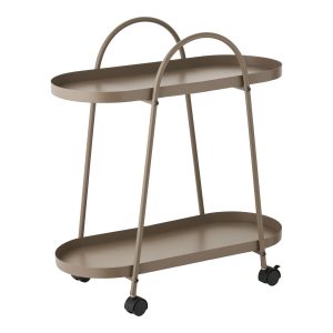 House Nordic Servierwagen Empoli 60 x 27.5 x 64 cm, Braun