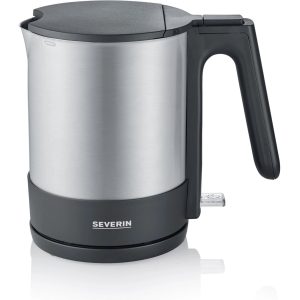 Severin Wasserkocher WK 3409 1.7 l, Schwarz/Silber