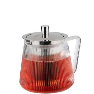 GEFU Teekanne Infusa 0.8 l, Transparent/Silber