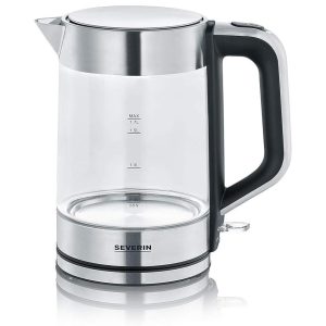 Severin Wasserkocher WK 3420 1.7 l, Schwarz/Silber
