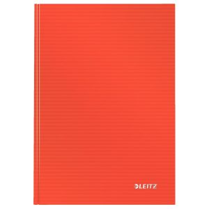 Leitz Notizbuch Solid A5, Kariert, Hellrot