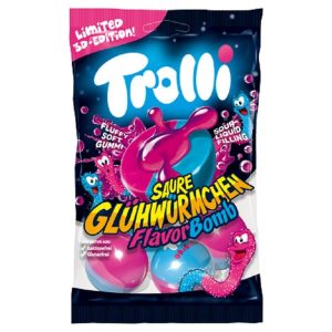 Trolli Gummibonbons Flavorbomb Saure Glühwürmchen 75 g