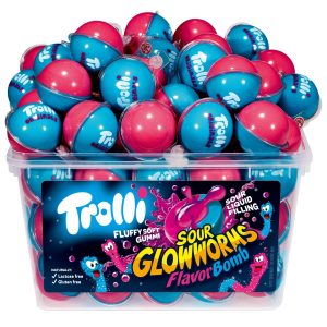 Trolli Gummibonbons Flavorbomb Saure Glühwürmchen Dose 450 g