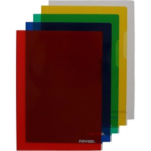 novooo. Sichthülle Professional Sichtmappen assortiert, 10 Stück