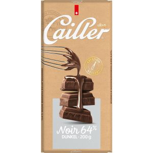 Cailler Dunkle Tafelschokolade 64% 200 g