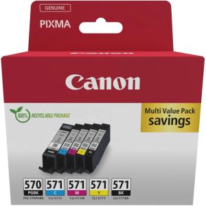 Canon Tinte PGI-570 / CLI-571 BK, PGBK, C, M, Y