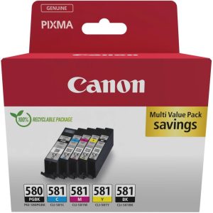 Canon Tinte PGI-580/CLI-581 BK, C, M, Y