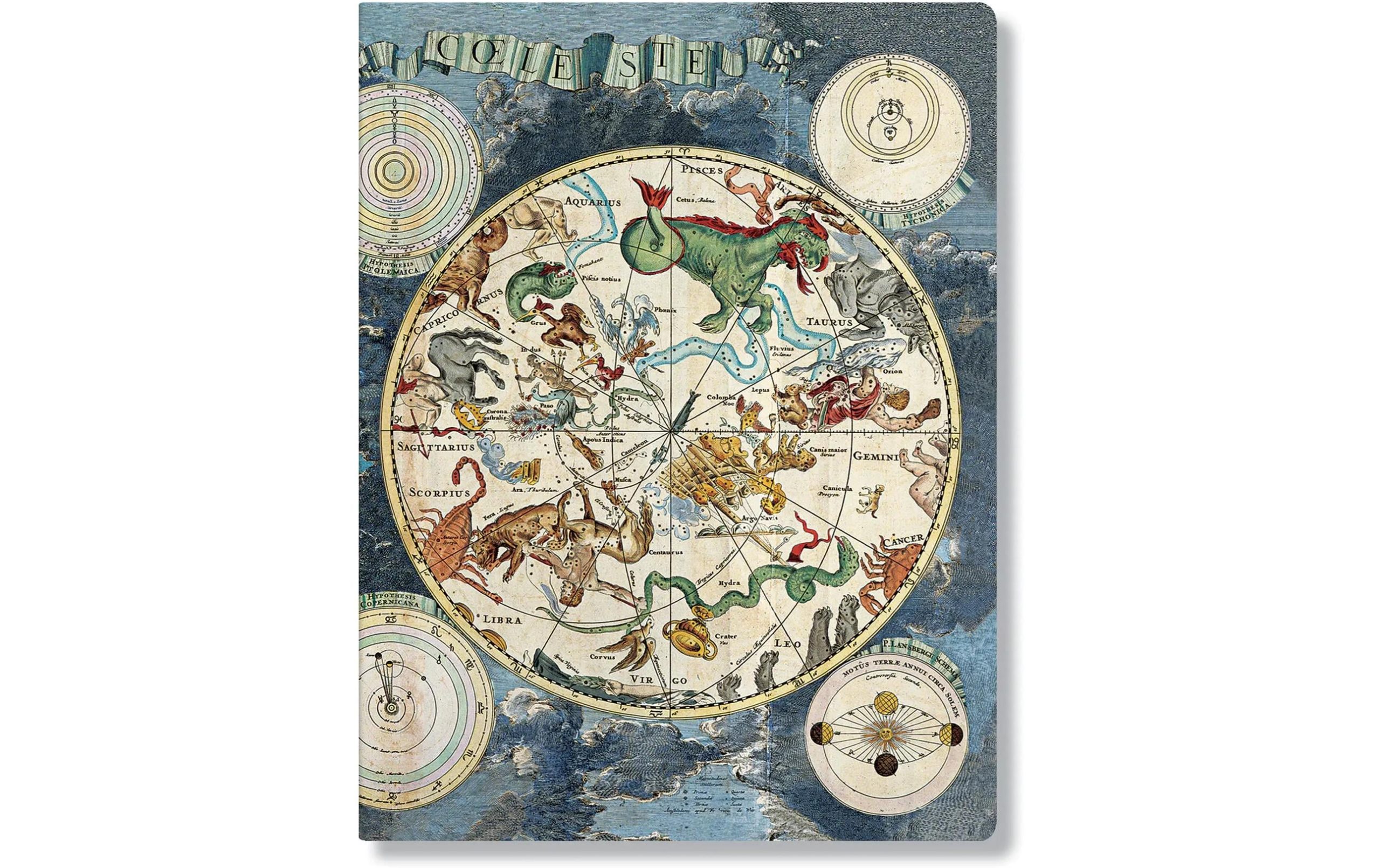 Paperblanks Notizbuch Himmlische Karte 10.5 x 14.8 cm, Liniert