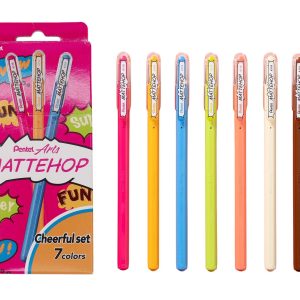 pentel Gelschreiber Mattehop Cheerful 1 mm, Mehrfarbig