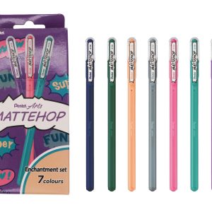 pentel Gelschreiber Mattehop Enchantment 1 mm, Mehrfarbig