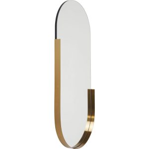 Kare Spiegel Hipster Oval 50 x 114 cm, Gold