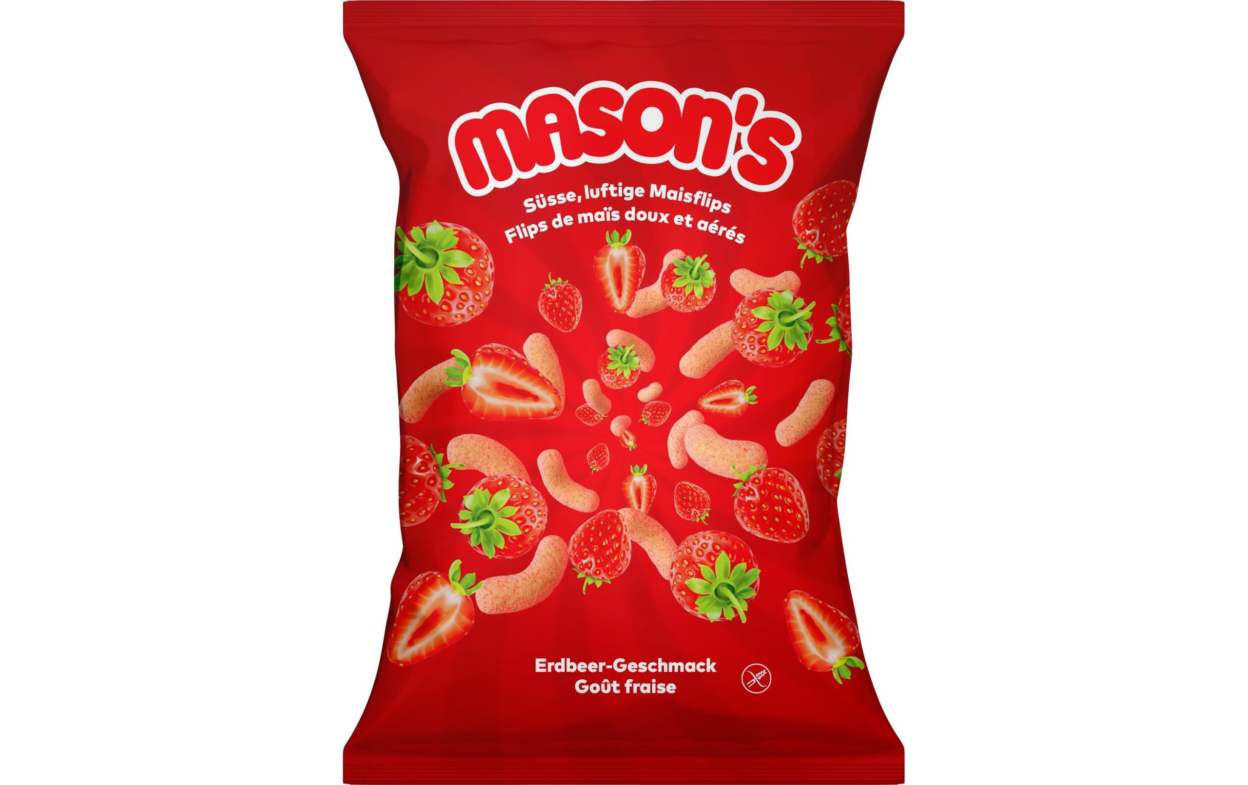 Mason's Maisflips mit Erdbeer-Geschmack 50 g