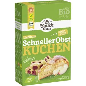 Bauck Mühle Backmischung Schneller Obstkuchen 450 g