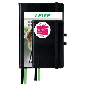 Leitz Notizbuch Complete A5 + Notizbuch A6 Kariert, Schwarz