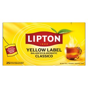 Lipton Teebeutel Yellow Label Schwarztee 25 Stück