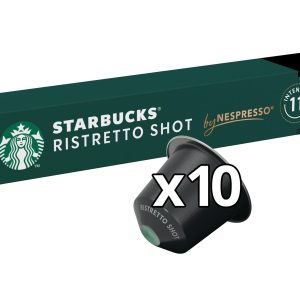 Starbucks Kaffeekapseln Ristretto Shot Nespresso Dark Roast 10 Stück