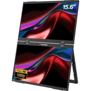 Verbatim Monitor Portable 15.6 FHD Dual Monitor Essentials