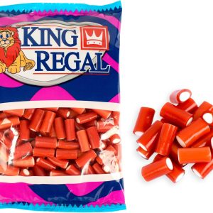 King Regal Gummibonbons Erdbeer mit Cremefüllung 1000 g