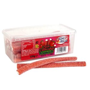 King Regal Gummibonbons Mini Erdbeerstifte bezuckert 320 g